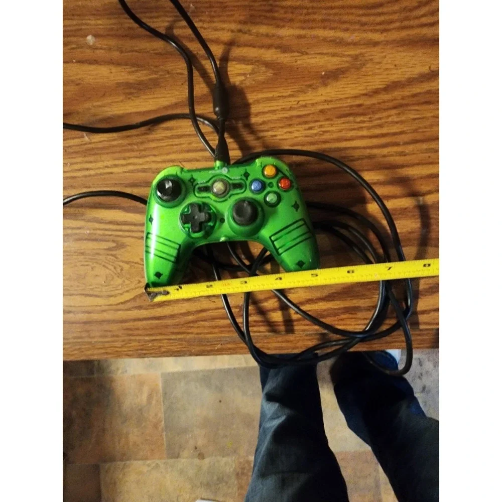Power A Mini Pro Ex Xbox 360 Liquid Green Wired Controller Rare